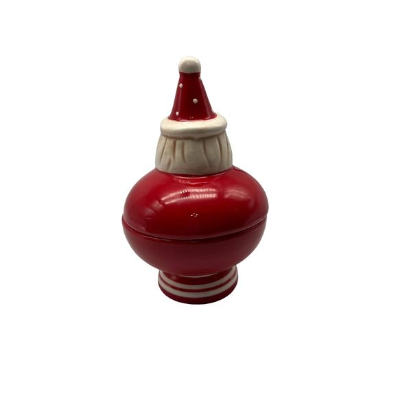 Johanna Parker Nostalgic Santa Candy Dish Canister - Picture 3 of 3